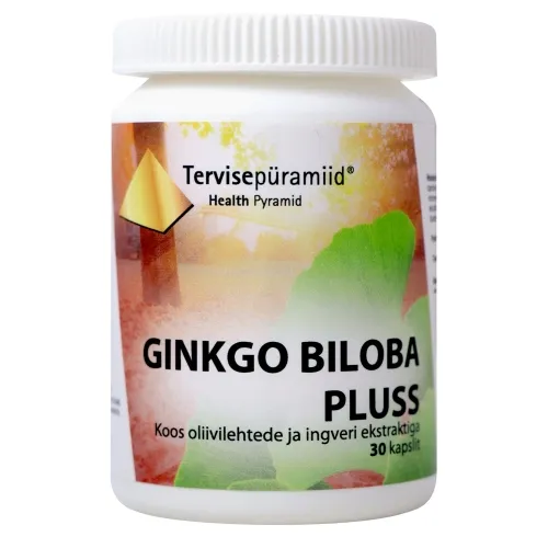 TERVISEPÜRAMIID GINKGO BILOBA PLUSS KAPSLID N30