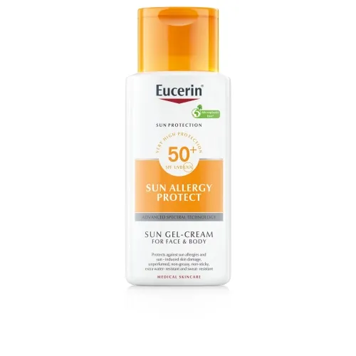 EUCERIN SUN PÄIKESEALLERGIAT ENNETAV GEEL-KREEM SPF50+ 150ML