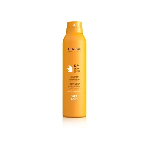 BABE PÄIKESEKAITSEAEROSOOL SPF50 VEEKINDEL 200ML