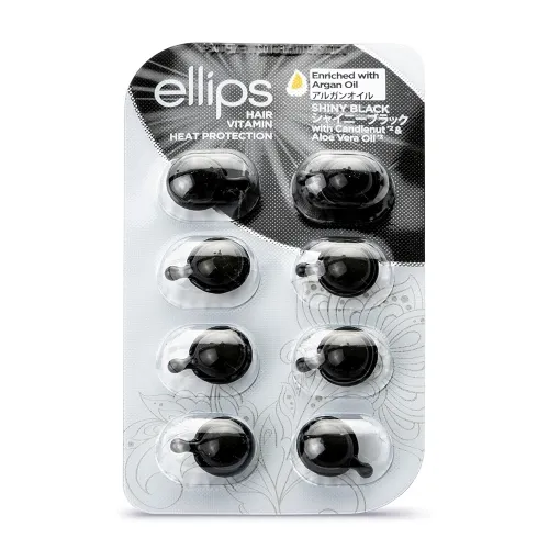 ELLIPS SHINY BLACK JUUSKEVITAMIINID PEALEMÄÄRITAVAD 1ML N8