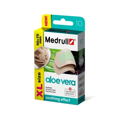 MEDRULL PLAASTER ALOE VERA XL 50X75MM N10