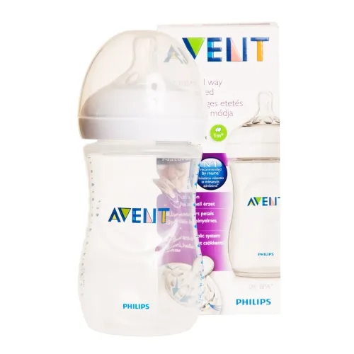 AVENT TOITMISPUDEL NATURAL (SILIK) 260ML