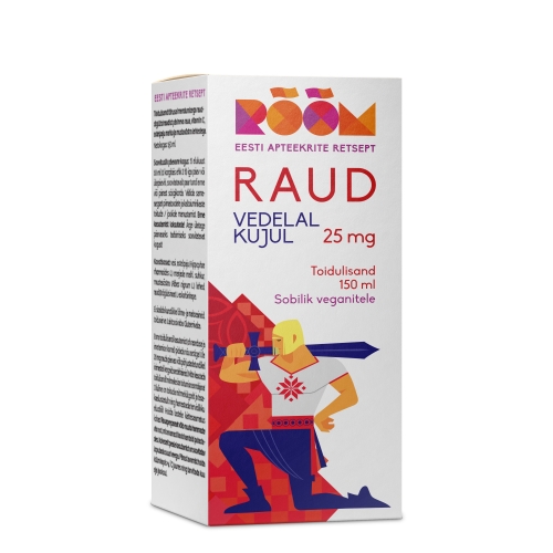 RÕÕM RAUD VEDELAL KUJUL 25MG 150ML