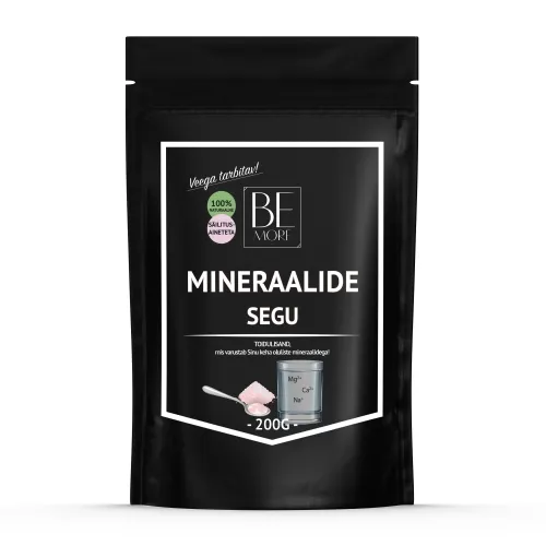 BE MORE MINERAALIDE SEGU PULBER 200G